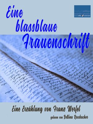 cover image of Eine blassblaue Frauenschrift